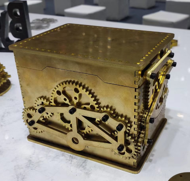 Stainless Steel Brass Handicraft Mechanical Box